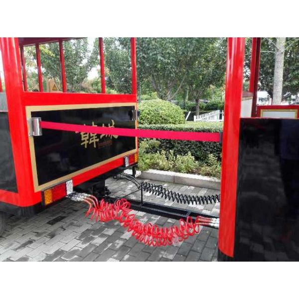 Поезд дизельной силы туристский Trackless с 42 местами, Multi поездами торгового центра цвета