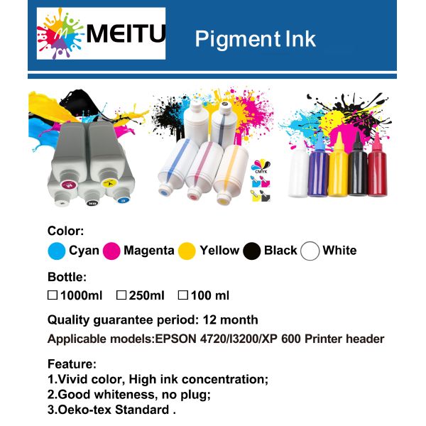 Цифровые белые чернила на водной основе для принтера Epson 4720 I3200 L805
