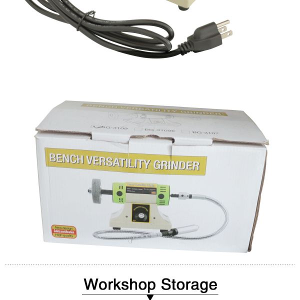 Полировщик верстачно-токарного станка полировщика 480W точильщика столешницы TOKTOS 7200rpm