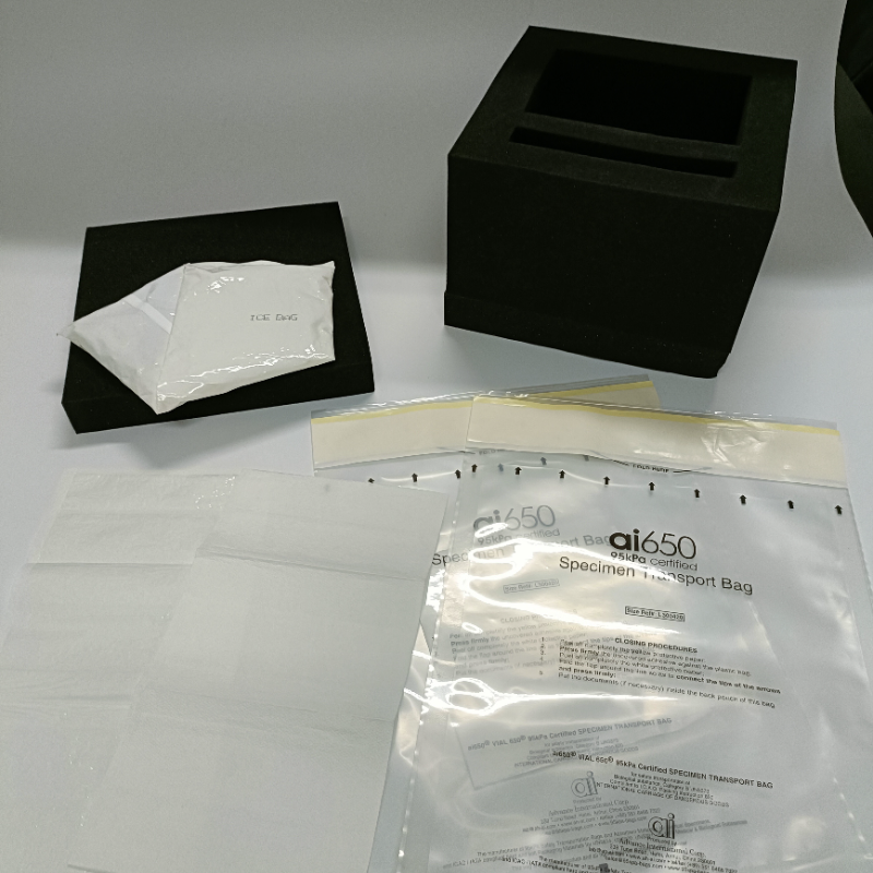 Кенгуру Ldpe образца автоклава молнии Biohazard лаборатории кладет 95kPa в мешки
