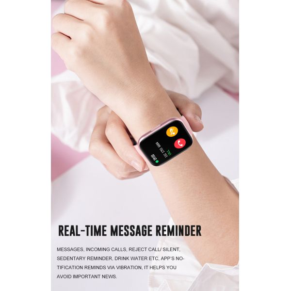 монитор в реальном времени ROHS тарифа сердца умного дозора экрана касания 200mAh 1.7in