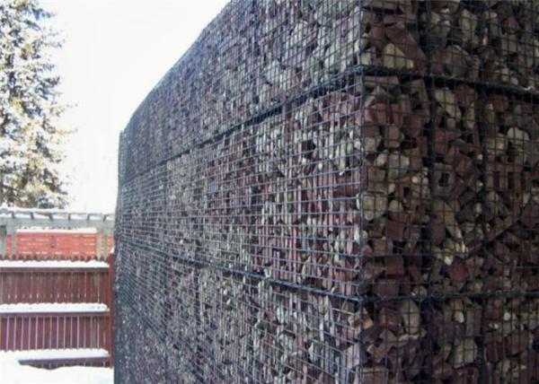 Decorative Gabion Calddings For Garden Fence Wall , Landscaping Stone Cage