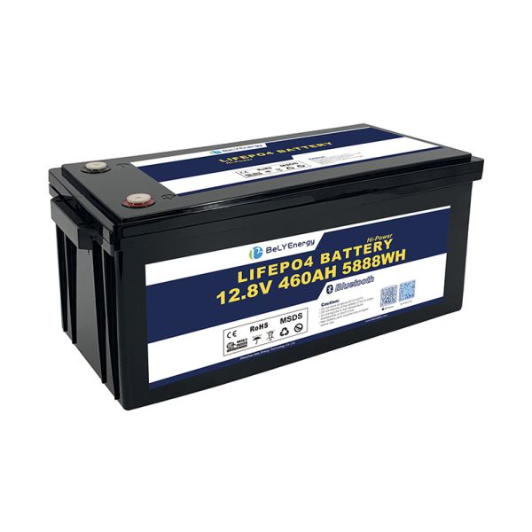 Under Voltage Protection 12V460AH LiFePo4 Long Life Battery IP65 Enclosure Protection Ideal for Marine and RV Power Supply Solutions