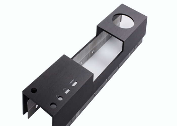 Parties de fabrication de tôles métalliques anodisantes en feuille bleue noire pour boîtiers en aluminium