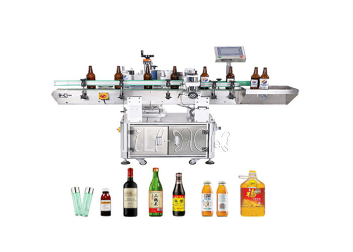 Двойной или линейное хозяйство оборудования машины Labeler бортовой слипчивой бутылки стикера 3 обозначая
