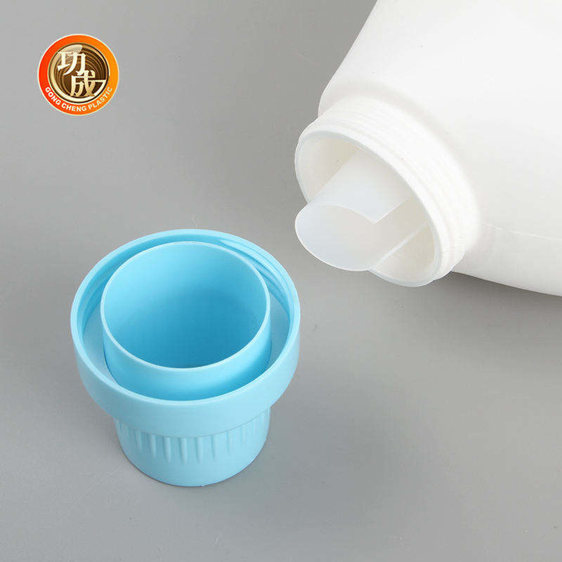 Пустая бутылка бутылки 1000ml 1500ml 3000ml тензида прачечной HDPE белая жидкостная детержентная