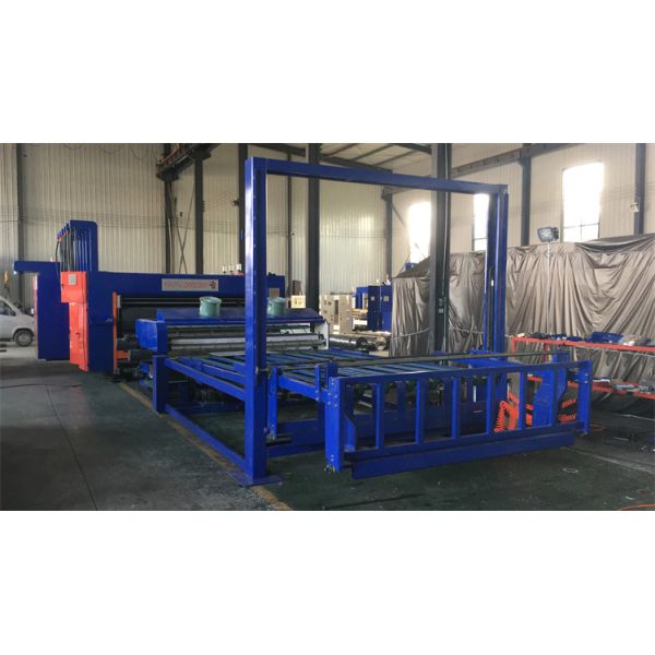 Máquina de Impressão Flexo a 4 Cores de Controle Perfeito para Publicidade em Folhas de Cartão Corrugado