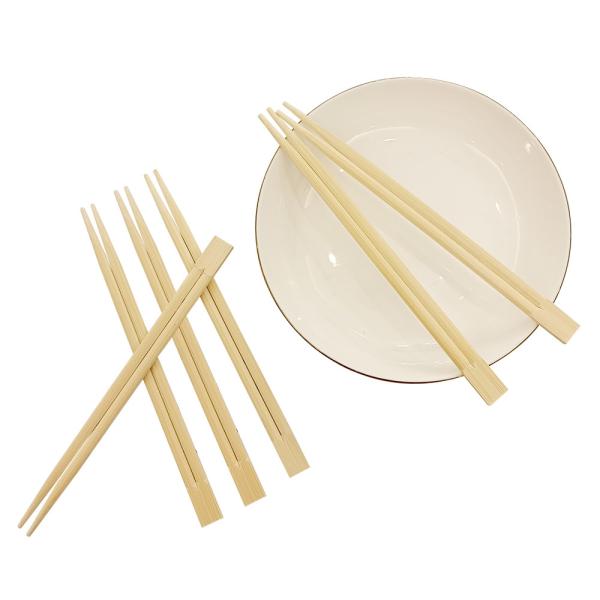 100% Natural Moso Bamboo Material Type Disposable Bamboo Chopsticks Double Chopsticks Customizable Safe for Food Contact