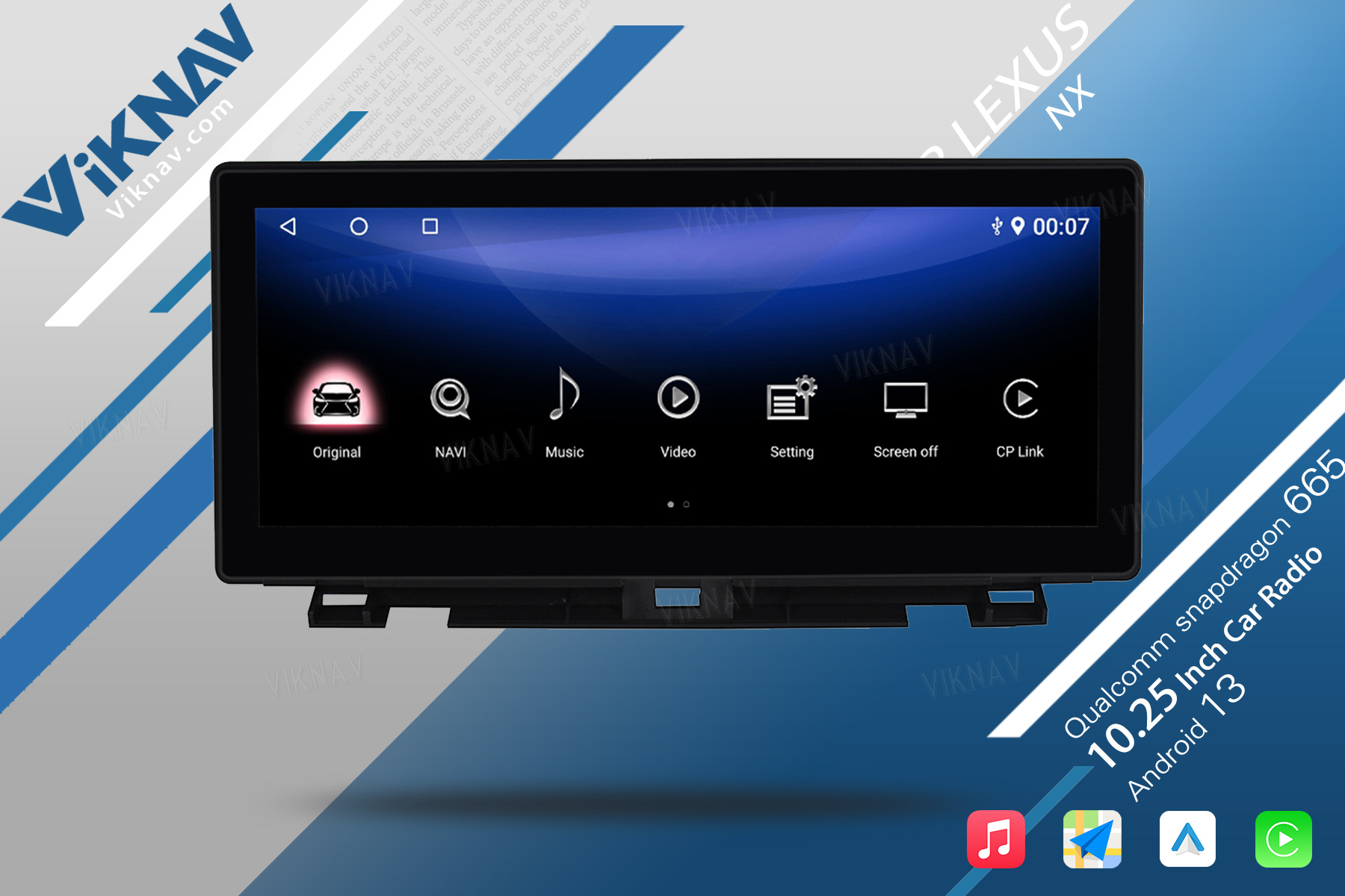 2015-2016 LEXUS NX200 NX200T Радиосистема Android сенсорный экран Carplay