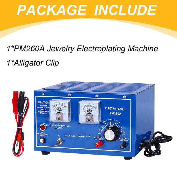 Tooltos 30A Металлический ректификатор Ювелирные изделия Электропластинка Машина позолота