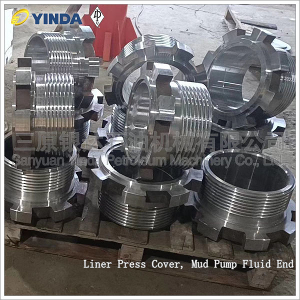 Haihua F1600 Mud Pump Liner Press Cover, Mud Pump Fluid End HH11309.05.016.156 mud pumps for drilling rigs
