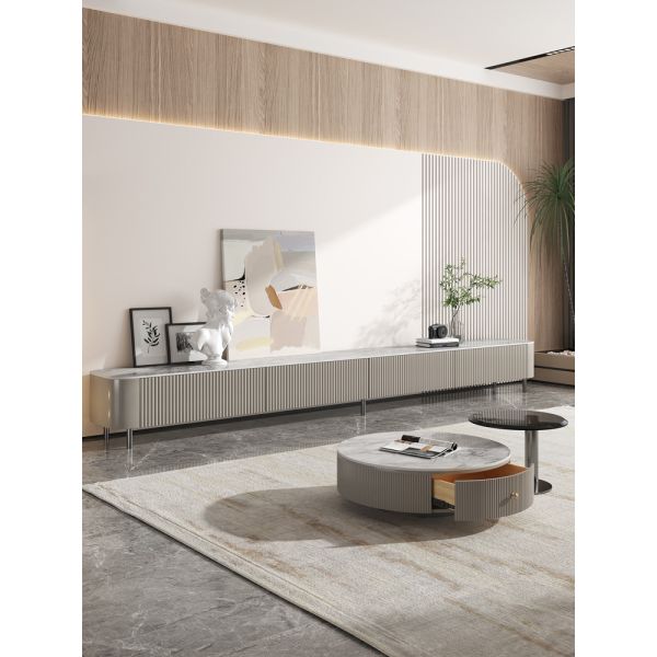 Шкаф 1.2*0.6m ТВ Cappellini деревянный нордический Retractable