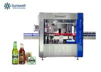 Machine à étiquettes auto-adhésive de trois côtés de Full Auto pour la bouteille à bière