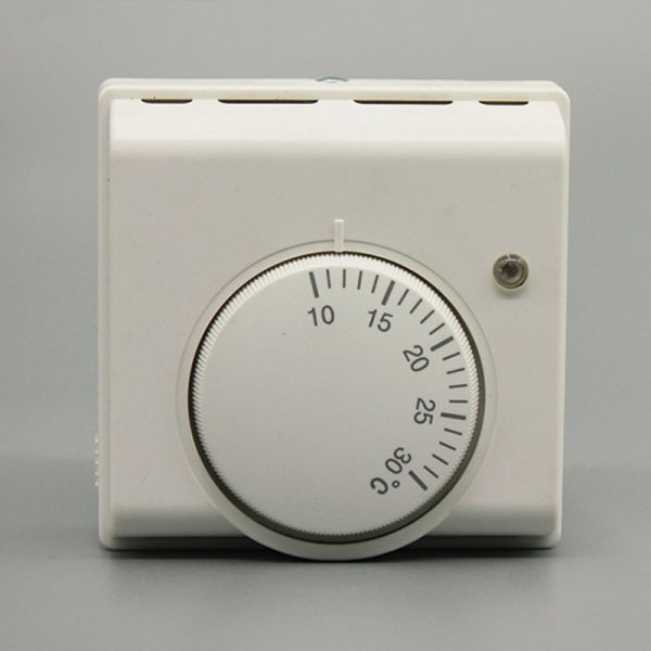 MT05 10A 220v mechanical room thermostat with LED indicator with switch optional 10~30 Celsius temperature controller
