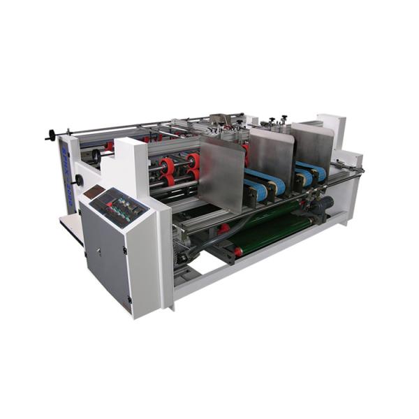 380 V 50 Hz Folder Gluer Machine Two Pieces Corrugated Carton Box Electric Driven