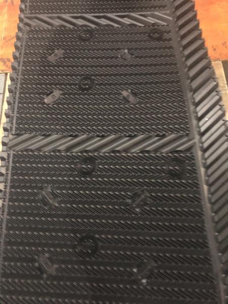 Black Cooling Tower Infill Cooling Tower Package PVC Filler 810mm