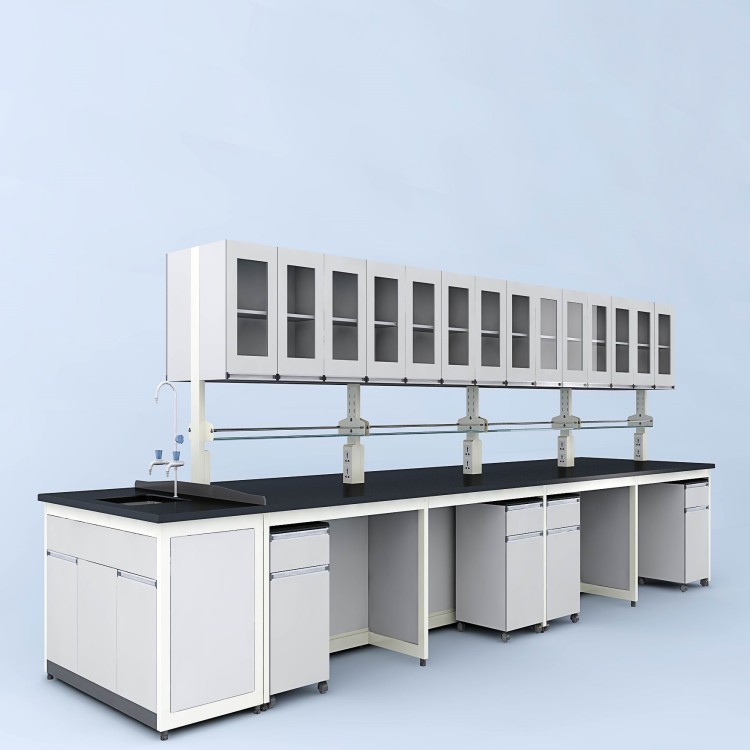 Customized Lab Work Bench Steel Wood Modular Lab Table For University School Hospital Living Room