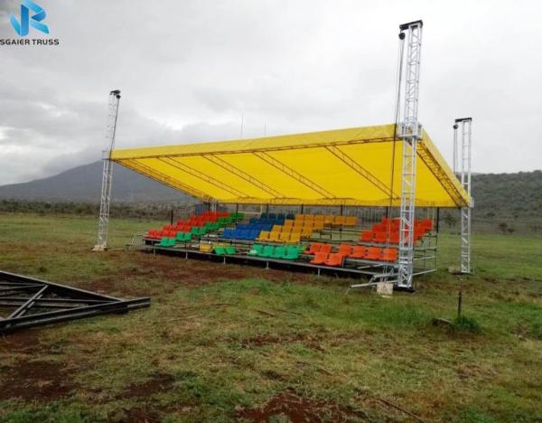 Iron Steel Portable Stadium Seats , Dismountable Outdoor Nationals Stadium Seating