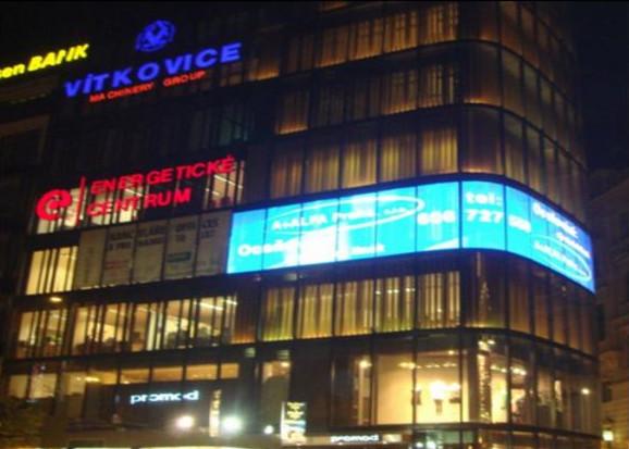 Store / Jewelry Exhibition Hall P10 LED Screen for Transparent Video Advertising