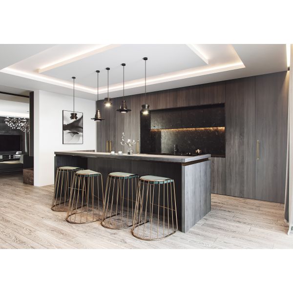 Modern Luxury Interior Furniture Flat Pack Design Cupboard Kitchen Cabinets