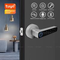 Fermeture de porte à code biométrique intelligent TTLock App Fermeture à manche semi-automatique