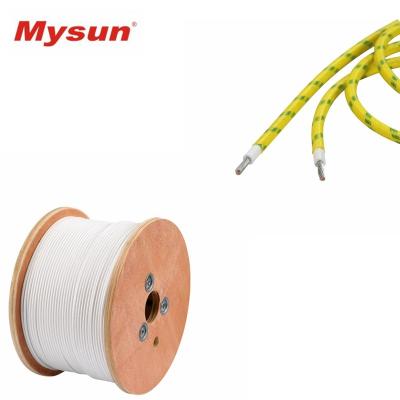Aplicação alta do forno micro-ondas do fio trançado AWM 3123 da fibra de vidro da resistência