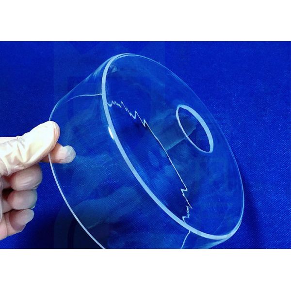 Clear Heating Or Chemical Morse 6.5 Fused Quartz Crucibles