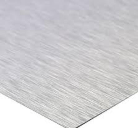 Silver Sublimation Brushed Aluminum Sheets 200mm Thickness For Decoration