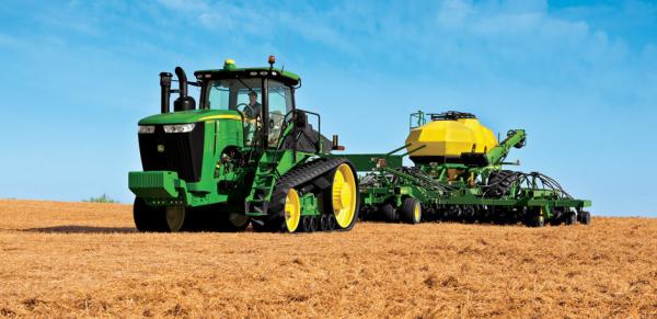 As trilhas de borracha agrícolas de tração altas para os tratores 8RT 25 de John Deere X6  X59 adaptaram-se à terra resistente