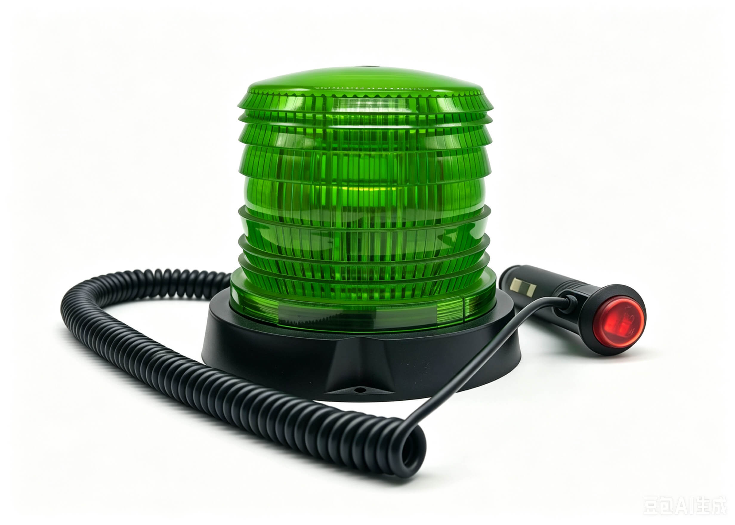 RD-204-48B Green LED Beacon Warning Lights Magnetic Mounted for Trucks