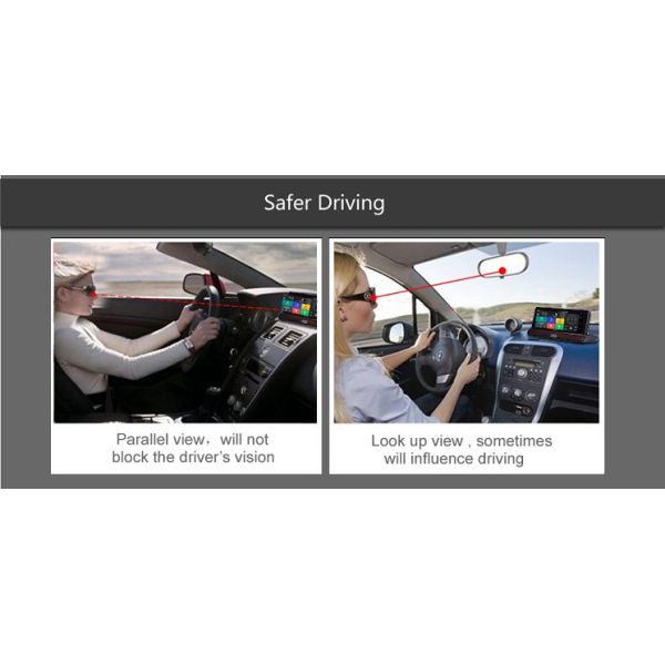 Car Camera Full HD 1080P Rearview Mirror Wifi 3G Car DVR with GPS Navigation 7