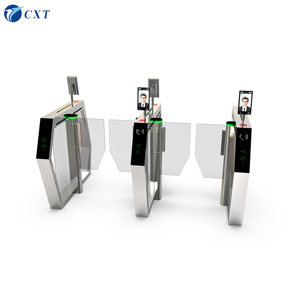 AI Safe Pedestrian Barrier Gate SUS304 With Adjustable Speed 117