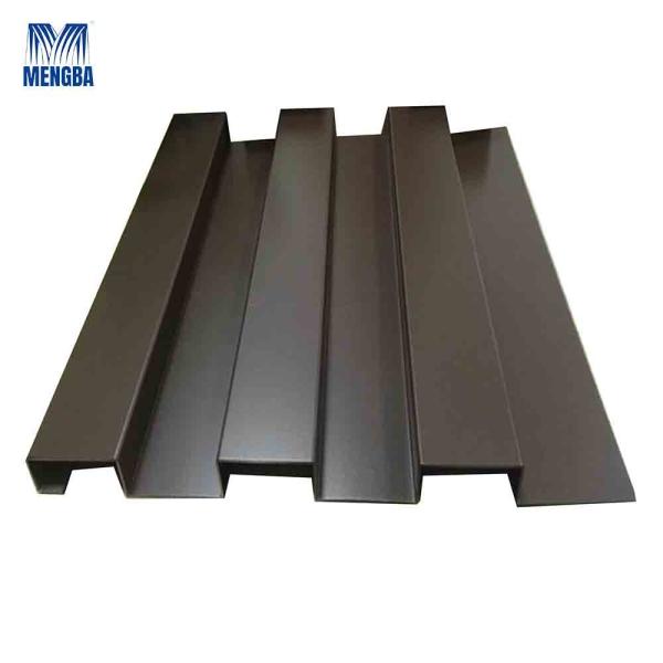 Anodizing Aluminium Curtain Wall Versatile Corrugated Aluminum Sheet