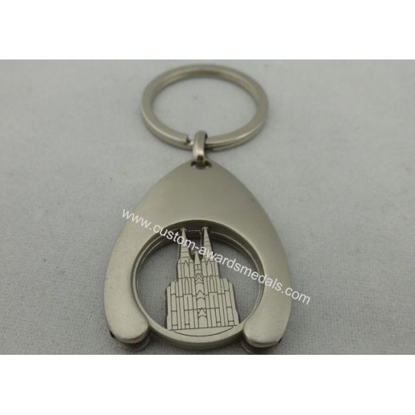 Custom Supper Market Iron, Brass, Zinc Alloy Coin Holder with Misty Nickel Plating