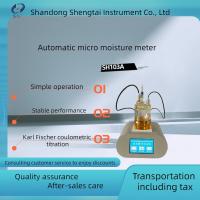 L'appareil de contrôle d'humidité automatique d'huile de transformateur SH103A dosent la méthode générale de Karl Fischer Moisture Tester