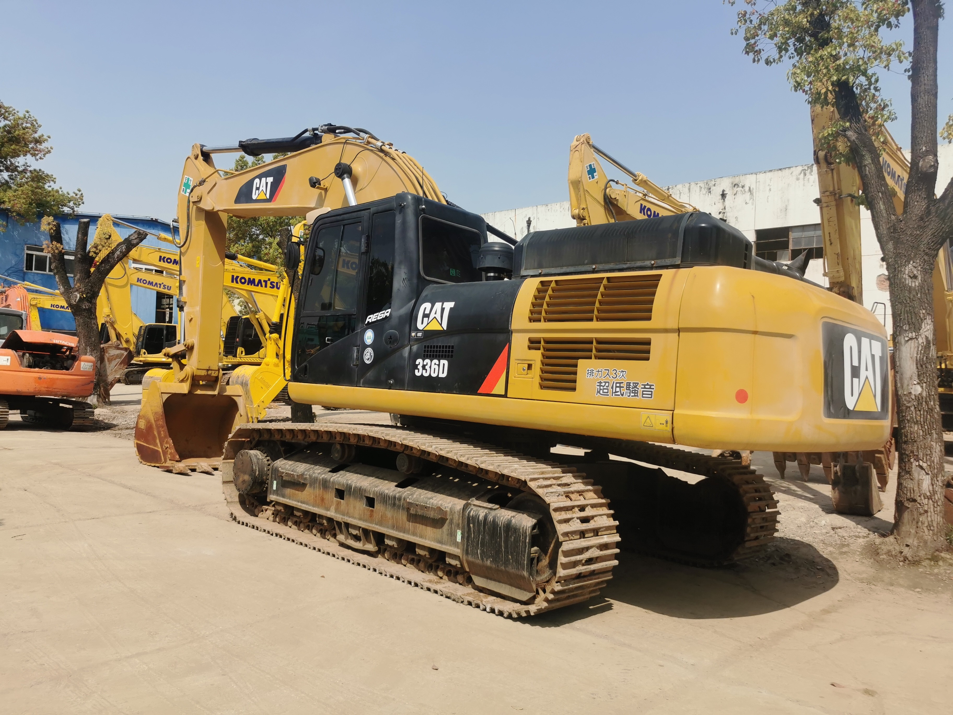 Использованный экскаватор CAT 336E с оригинальными частями с 1,6 м3 ведро