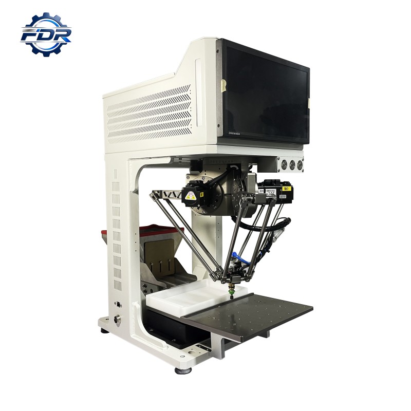 High Speed Delta Robot with AI Vision for 3000-4500 pcs/h Pick-and-Place and 0.05mm Precision in 3C Electronics