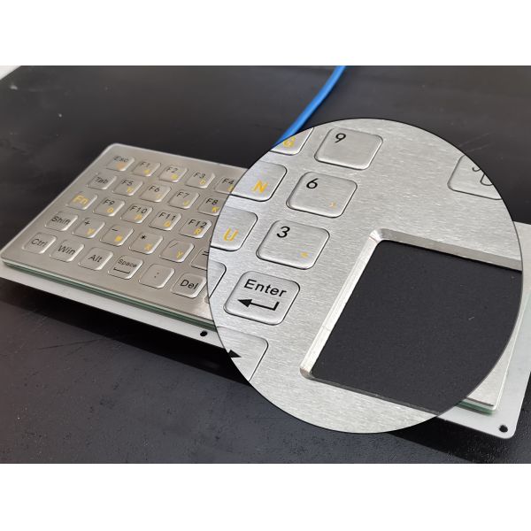 Клавиатура SUS304 81x81mm водоустойчивая с FCC PS2 сенсорной панели