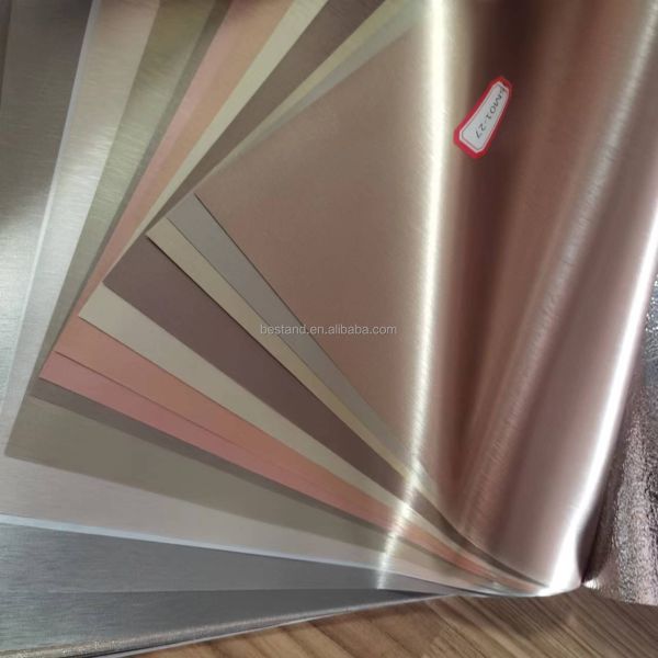 PVC Silver Metallic Wallpaper Peel And Stick Stainless Steel Contact Paper For Appliances