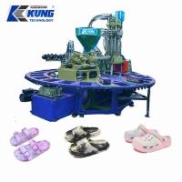 Machine de moulage par injection à soufflage d'air en plastique PVC mixte couleur entièrement automatique