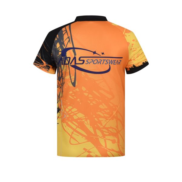 Men'S Sublimation Embroidered Dart Tournament Shirts Polo Jersey Breathable