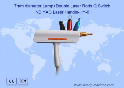 7mm Diameter Laser Rod Handheld Tattoo Removal Nd Yag Laser Handpiece