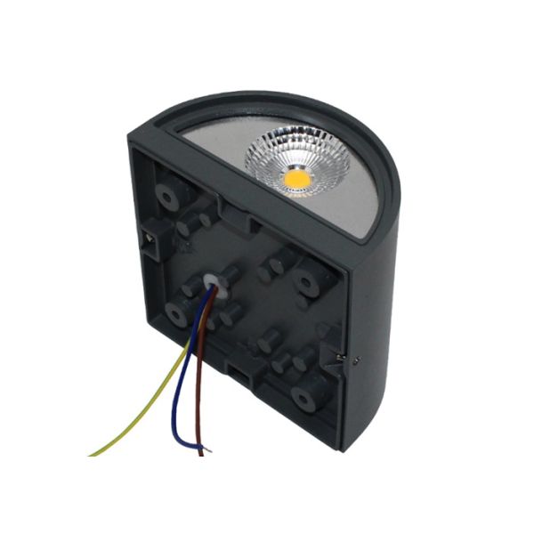 Outdoor IP65 Waterproof Semicircular COB 10W LED Wall Light for Hotel Lighting Villa Lighting