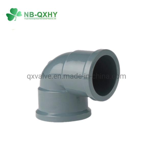 UV Protection Grey Color PVC NBR Male Adapter for Water Supply Connection Efficiency