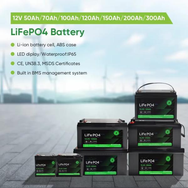 48v 200Ah MSDS Lifepo Lithium Iron Phosphate Battery Solar Pack 4S