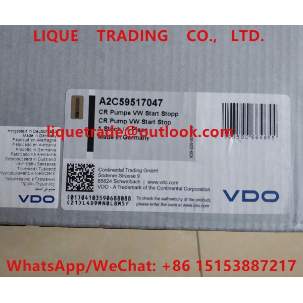 SIEMENS VDO Common rail fuel pump 5WS40836, 5WS40891, A2C59517047 for AUDI, VW, SEAT, SKODA 03L130755AN, 03L130755E