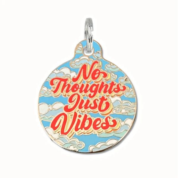 Custom Logo Engraved Laser Retro Boho Pet Tag Personalized Qr Code Dog Id