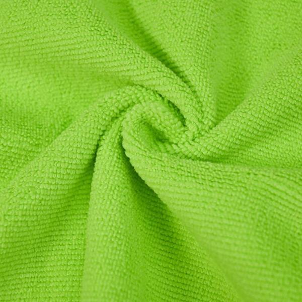 OEM Microfiber Terry Cloth Cleaning Rags Plain Solid Color 30x40cm or Customized