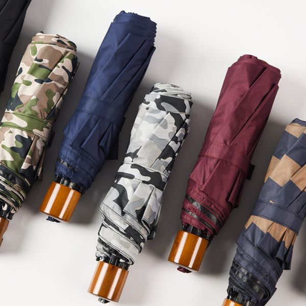 Мини складной автоматический открытый зонтик Paraguas с нервюрами металла