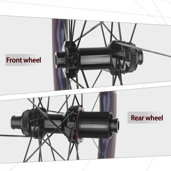 UD Finishing 700C Disc Brake Wheelset Ceramic Bearing Custom Road Bike Wheelset